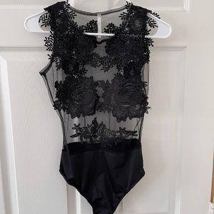 Sexy bodysuit see through